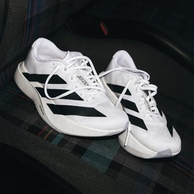 Adizero Evo Kadın Beyaz Koşu Ayakkabısı JH6208