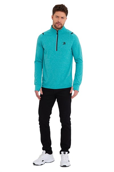 Advance Spor Sweatshirt Erkek Yüksek Yaka 1/4 Fermuar