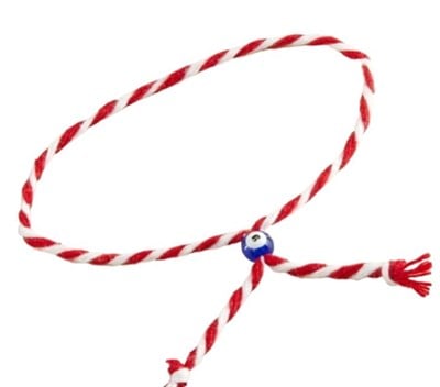 AEE® 5/50 Adet Marteniçka Bileklik - Dilek Şans Mart Ayı Bilekliği - Nazar Boncuklu Kına Düğün Bride Gelin Nedime Bilekliği