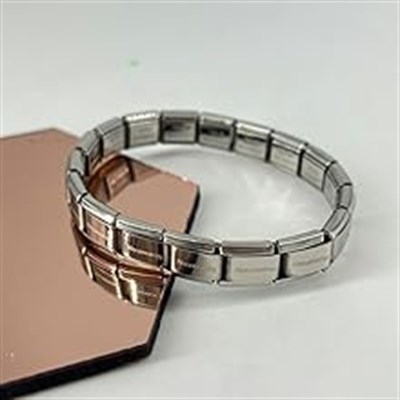 AEE® Erkek Bileklik Paslanmaz Çelik İtalyan Charm kişiselleştirilebilir Unisex Kadın Bileklik