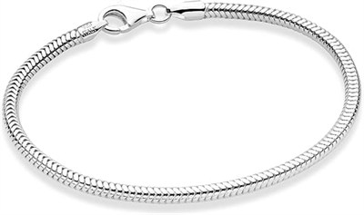 AEE® Unisex Çelik Bileklik İtalyan Halat Yılan Charm Takılabilir Erkek ve Kadın Bileklik