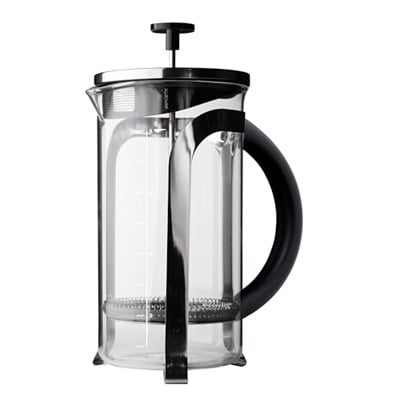 aerolatte French Press mikro filtreli, paslanmaz çelik, borosilikat cam kahve demliği, 1000 ml