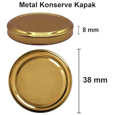 Afracam 250 ml Metal Kapaklı Meyve Suyu, Meşrubat, Limonata Şişesi 250 cc Cam Şişe 6 Adet (Altın/Gold)