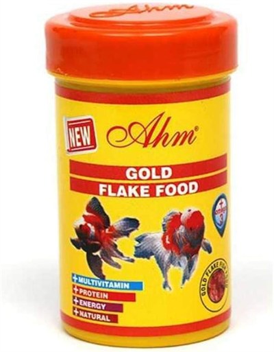 Ahm Gold Flake Food 100 ml Balık Yemi