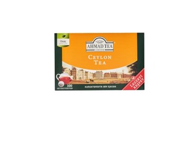 AHMAD TEA Ceylon Tea Demlik Poşet Çay 100Lü 320 G