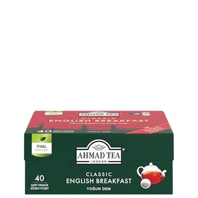 AHMAD TEA CLASSIC ENGLISH BREAKFAST 40 x 2gr