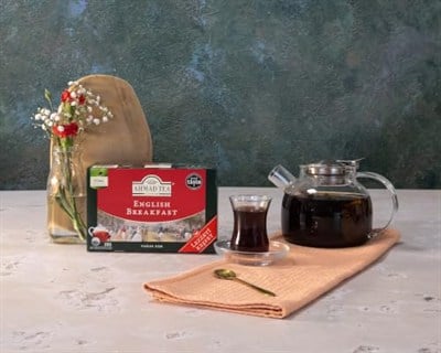 Ahmad Tea English Breakfast Demlik Poşet Çay (100lü)