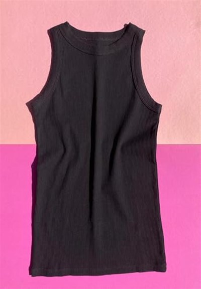 Ahmio Halter Yaka 2’li Premium Doku Kaşkorse T-Shirt Pamuklu Kadın Örme Atlet