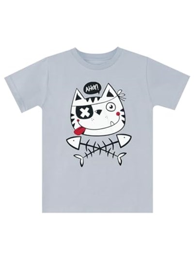 Ahoy Kedi Erkek Çocuk T-shirt Şort Takım