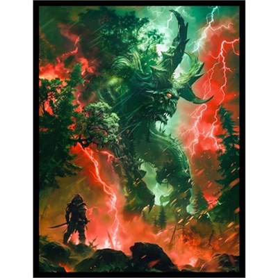 Ai Armor MTG (Gruul Kırmızı-Yeşil) - dan 100ct Mat TCG Kart Sanat Kolları…