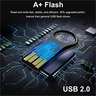 Aiibe 64 GB Flash Sürücü 3lü Paket 64 GB USB Flash Sürücü Parmak Sürücü 64 GB USB 2.0 Bellek Çubuğu Su Geçirmez Fermuarlı Sürücü Anahtarlıklı Metal USB Sürücü, Siyah
