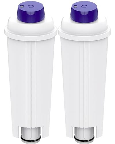 Aiitomg DeLonghi için 2 Adet Kahve Makinesi Su Filtresi Delonghi Magnifica s DLSC002 Süzgeç Makinesi Delonghi Su Filtresi DeLonghi ECAM, ETAM, EC, BC Serisi için