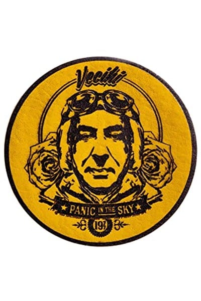 Airforcemarket Nakışlı Arma Siyah Amerikan Fermuarlı (cırt) Askeri Görev Peçleri, Yamaları, Bayrak (193 Filo Vecihi Hürkuş Peçi Sarı)