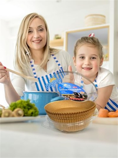 Airfryer Pişirme Kağıdı,Fritöz Yağlı Kağıdı 25li X4 Adet Avantajlı Paket - Toplam 100 Adet