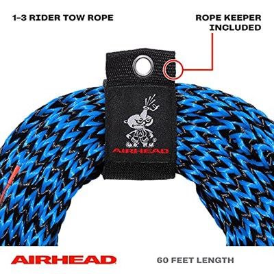 Airhead Çekme Halatı, Çekilebilir Borular için 1-4 Binici Halatı Multi, 9/16 