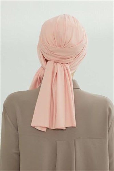Aishas Design Büzgülü Penye Bone,B-1 Pudra