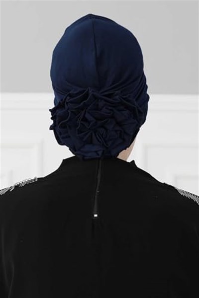 Aishas Design Güllü Penye Bone,B-21 Lacivert