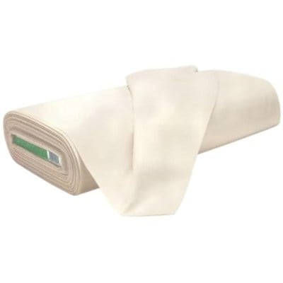 AK TRADING CO. Muslin Kumaş/Kumaş Ağartılmamış - D Kumaş - Doğal 9,5 Metre Orta Ağırlık -%100 Pamuk (160 cm Genişliğinde), Doğal Ağartılmamış
