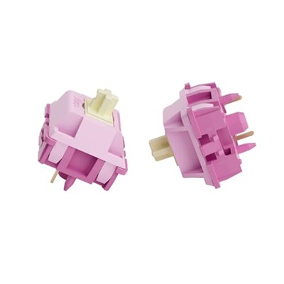 Akko V3 Creamy Purple Pro klavye anahtarı, mekanik oyun klavyesi, 5-Pin 30gf dokunmatik anahtarlar (45 adet)