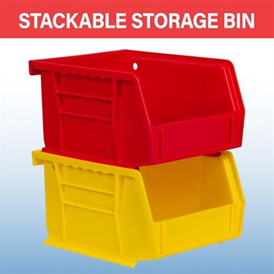 Akro-Mils 30210 12,7 cm 4-inç x 3 inç plastik istiflenebilir asmak için Akro bin, Berry, 24lü paket, 30210
