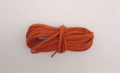 Aksesuar 5 metre Kiremit Renk Nubuk Deri İp No:20