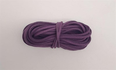 Aksesuar 5 metre Mor Nubuk Deri İp No:11