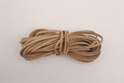 Aksesuar 5 metre Vizon Nubuk Deri İp No:8