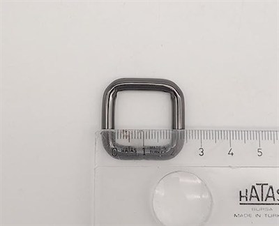 Aksesuar Füme Renk 2 Cm Kare Halka