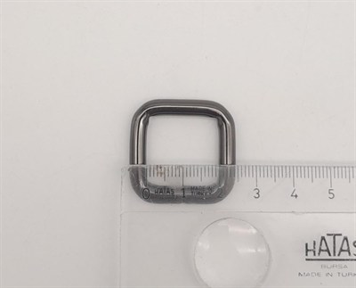 Aksesuar Füme Renk 2 Cm Kare Halka
