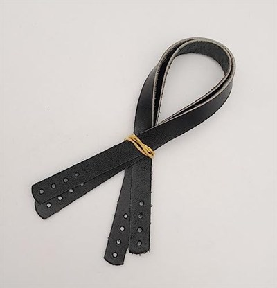 Aksesuar Gerçek Deri 35X1.2 Cm Siyah Renk Sapı