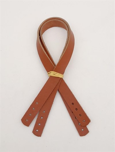 Aksesuar Gerçek Deri 35X1.2 Cm Taba Renk Sapı