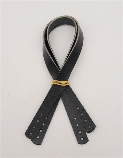 Aksesuar Gerçek Deri 35X1.2 Cm Siyah Renk Sapı