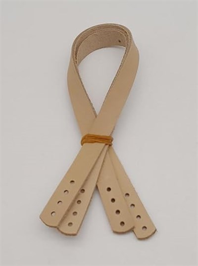Aksesuar Gerçek Deri 35X1.2 Cm Ham Doğal Renk Sapı