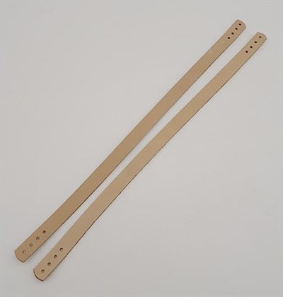 Aksesuar Gerçek Deri 35X1.2 Cm Ham Doğal Renk Sapı