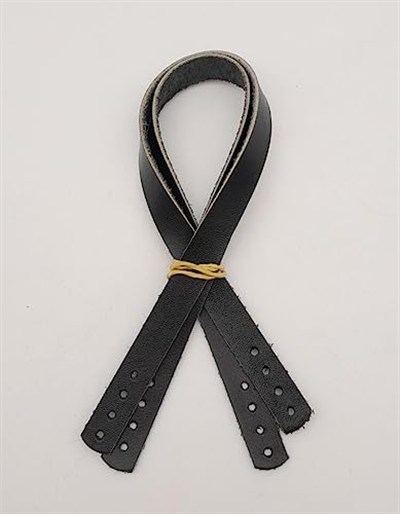 Aksesuar Gerçek Deri 35X1.2 Cm Siyah Renk Sapı