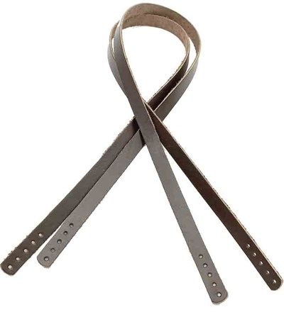 Aksesuar Gerçek Deri 70X1.2 Cm Koyu Kahve Renk Sapı
