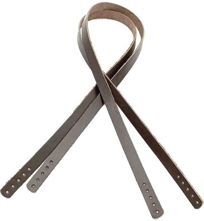 Aksesuar Gerçek Deri 70X1.2 Cm Koyu Kahve Renk Sapı