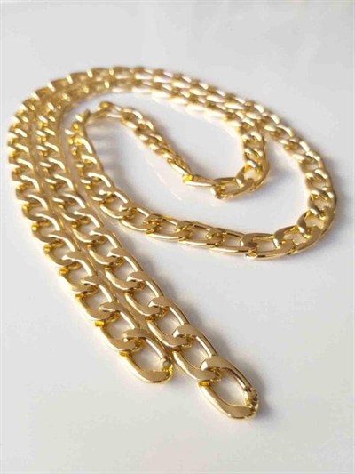 Aksesuar Light Gold Klasik İnce Zinciri (120 Cm)