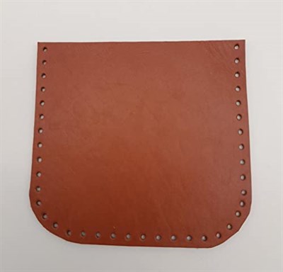 Aksesuar Taba Gerçek Deri 12x12 cm Oval Kenar Cep