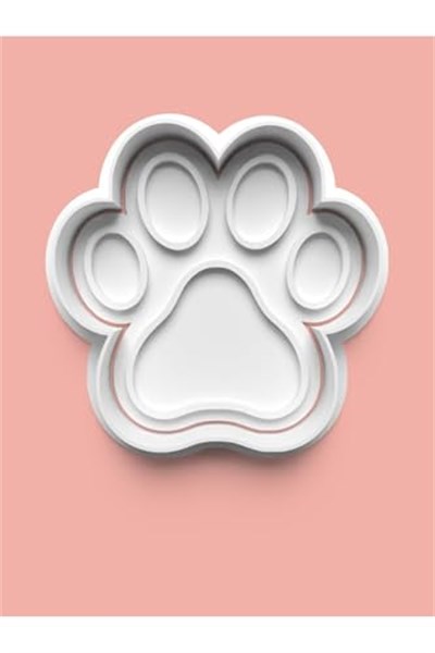 AKTASTORE Köpek Patisi Kurabiye Kalıbı Ve Şeker Hamuru Kalıbı