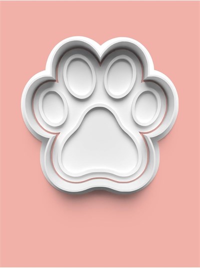 AKTASTORE Köpek Patisi Kurabiye Kalıbı Ve Şeker Hamuru Kalıbı