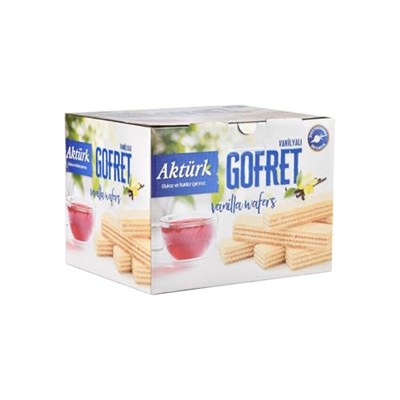 Aktürk Gofret Vanilyalı 800 gr x 2 Kutu