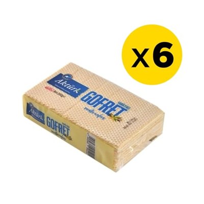 Aktürk Vanilyalı Gofret, 300 gr, 6 Paket