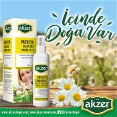 Akzer Papatyalı Saç Ve Cilt Bakım Suyu 150 ml