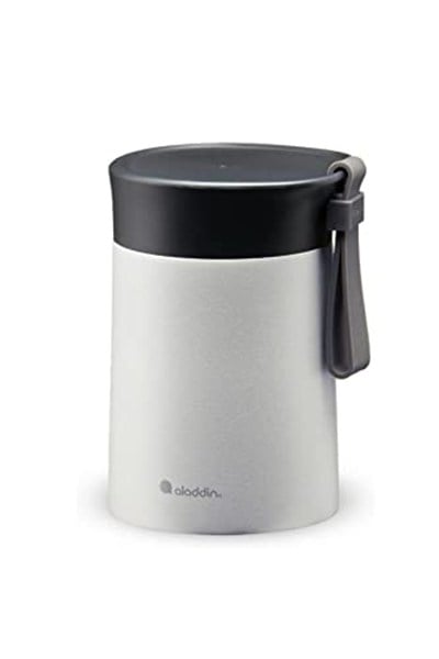 Aladdin Bistro Thermavac Paslanmaz Çelik Yemek Termosu, Gri (Stone Grey), 0.4 L