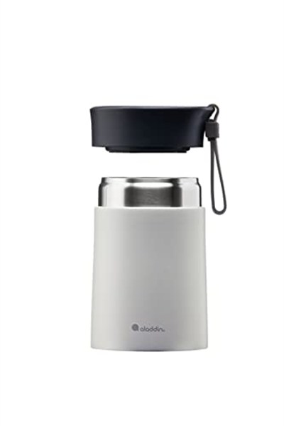 Aladdin Bistro Thermavac Paslanmaz Çelik Yemek Termosu, Gri (Stone Grey), 0.4 L