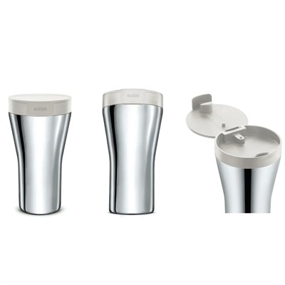 Alessi ALESSI CAFFA DOUBLEWALL MUG BEYAZ 9,5X9X17 CM UK
