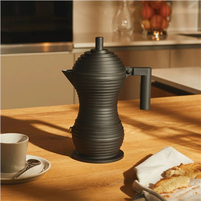 Alessi Pulcina İndüksiyon Tabanlı Espresso Makinesi Mokapot