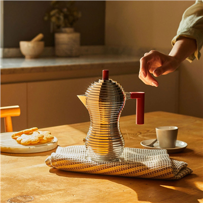 Alessi Pulcina İndüksiyon Tabanlı Espresso Makinesi Mokapot