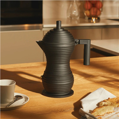 Alessi Pulcina İndüksiyon Tabanlı Espresso Makinesi Mokapot